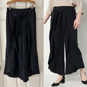 Truth + Style Regular Flounced Stretch Woven Pants